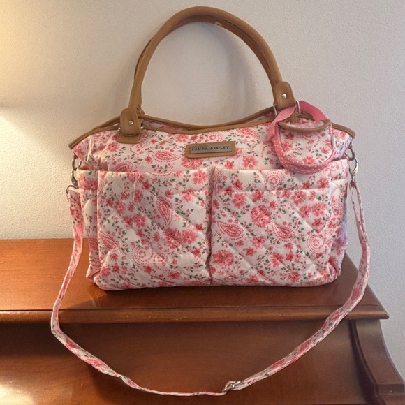 Laura Ashley Handbags - Laura Ashley Floral Baby Bag